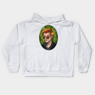 Crowley in Watercolor Kids Hoodie